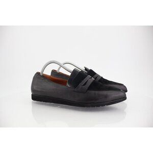 L'Amour Des Pieds Miamore Women's 10 Black Leather Pointy Loafers Classic Preppy